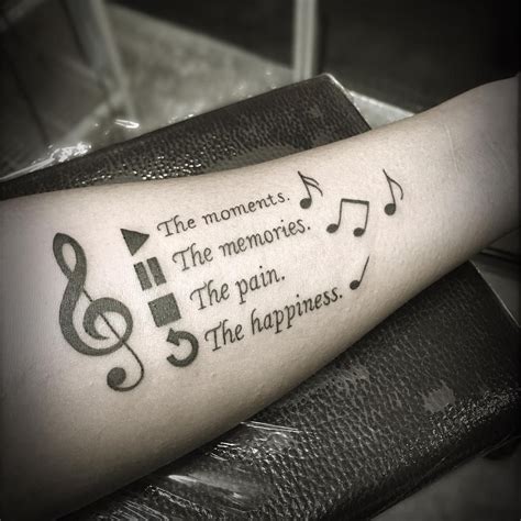 music tattoos for ladies|tattoos that play music.